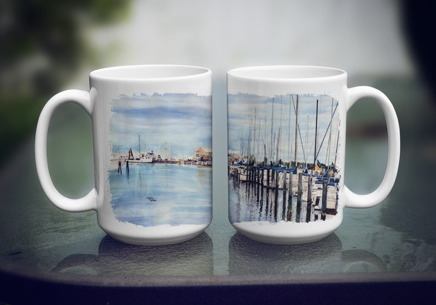 The Warf Dishwasher Safe Microwavable Ceramic Coffee Mug 15 ounce 8128CM15  the-store.com.