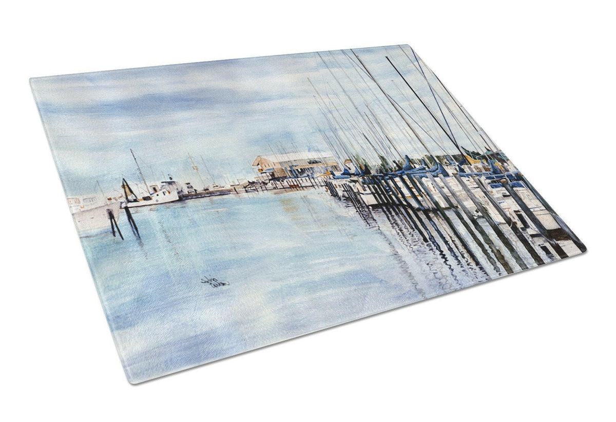 The Warf Glass Cutting Board Large by Caroline&#39;s Treasures