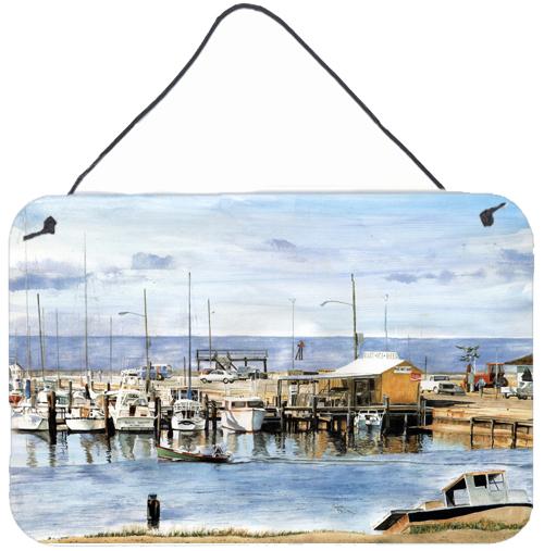 The Pass Bait Shop Indoor Aluminium Metal Wall or Door Hanging Prints by Caroline's Treasures