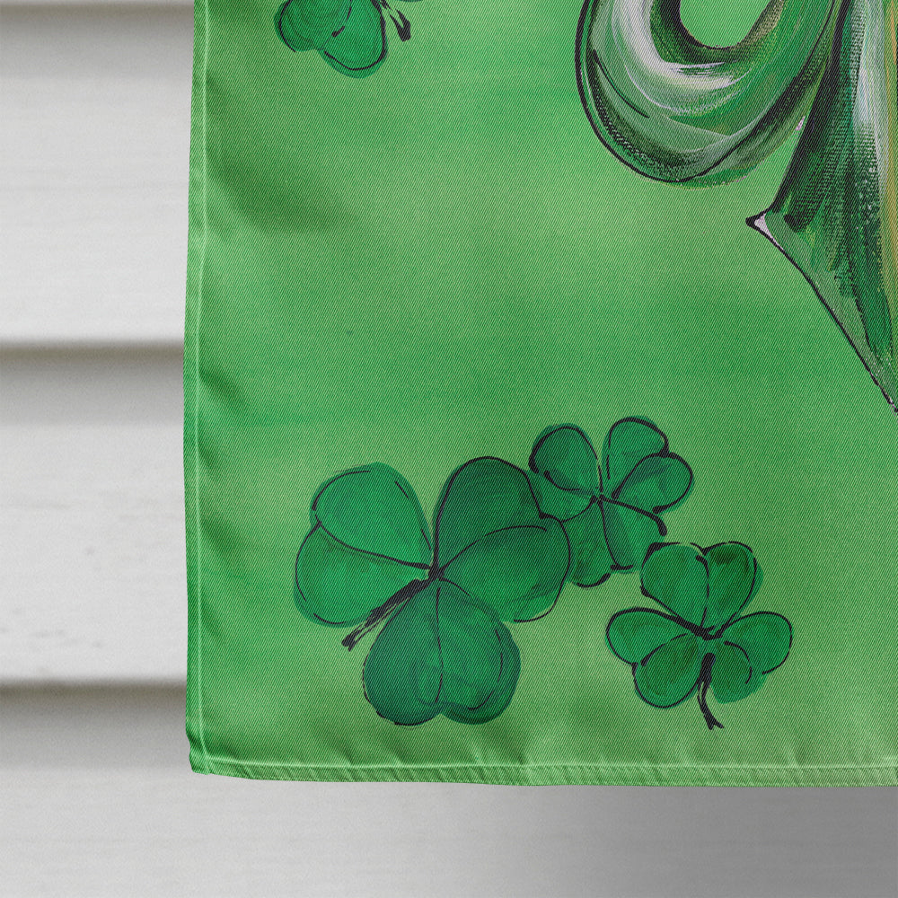 St Patrick's Day Fleur de lis Flag Canvas House Size  the-store.com.