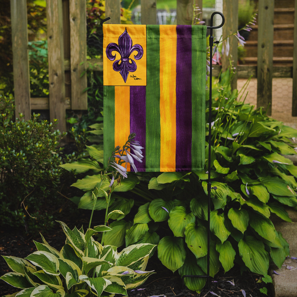 Mardi Gras Flag Garden Size.