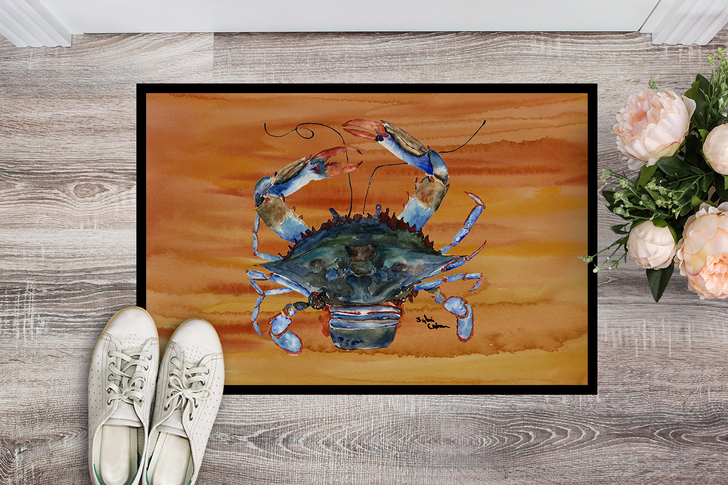 Crab Indoor or Outdoor Mat 18x27 8144 Doormat - the-store.com