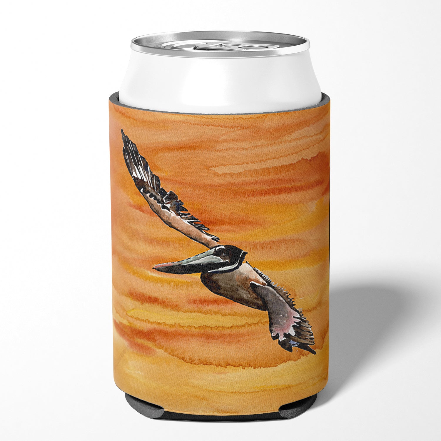 Bird - Pelican Can or Bottle Beverage Insulator Hugger.