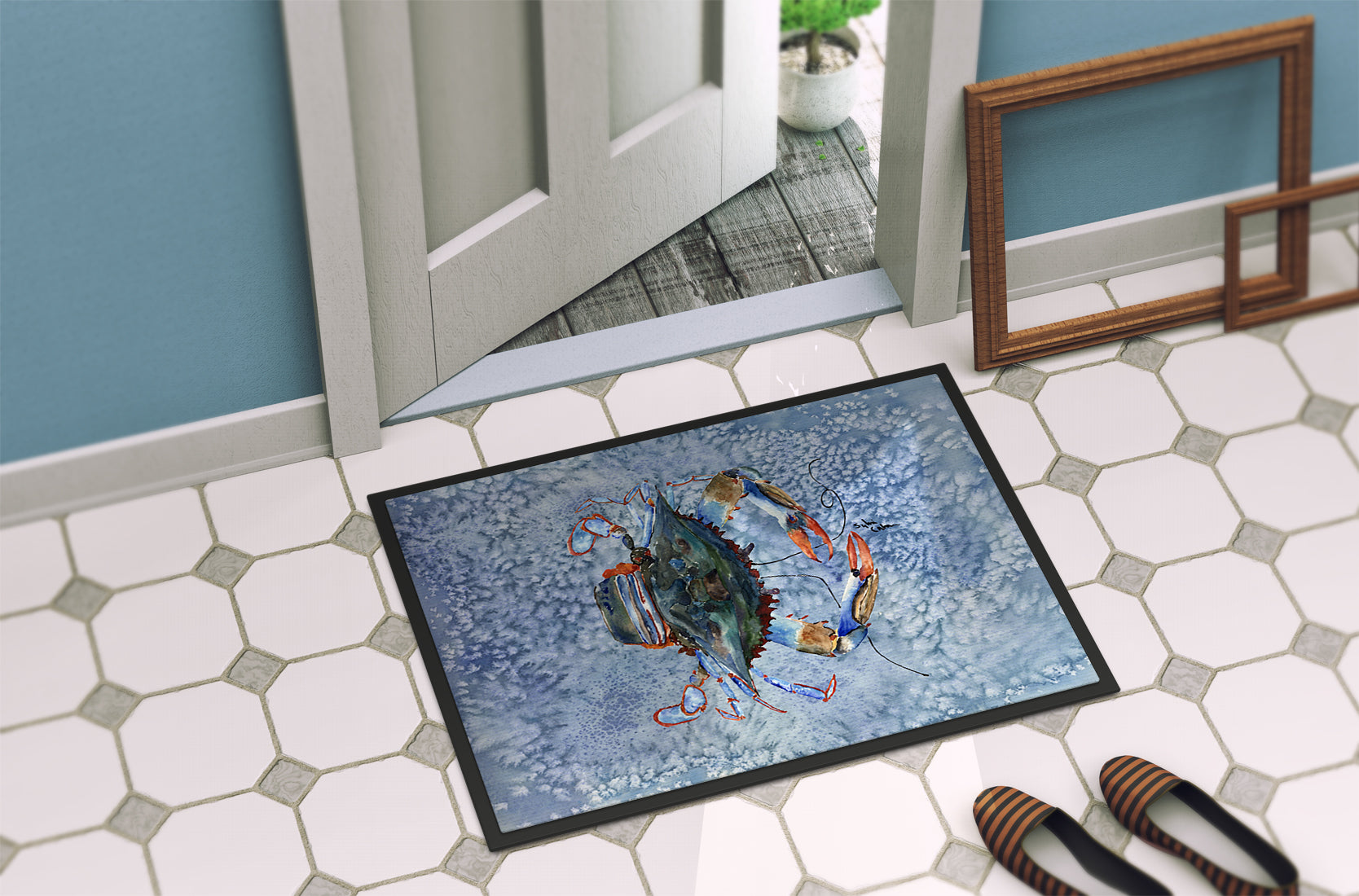 Crab Indoor or Outdoor Mat 18x27 8149 Doormat - the-store.com