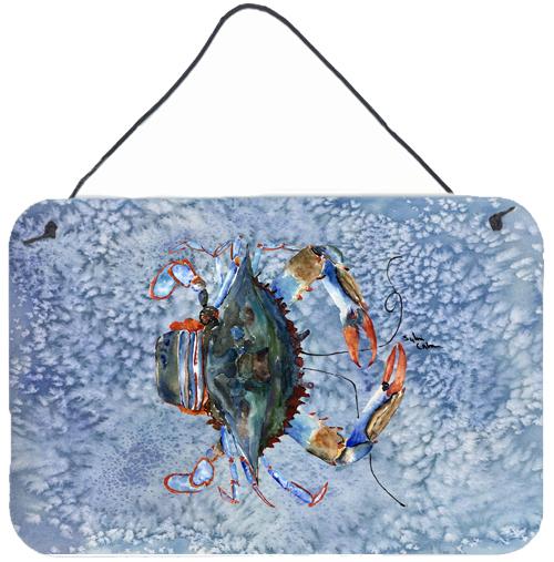 Crab  Indoor or Aluminium Metal Wall or Door Hanging Prints by Caroline's Treasures