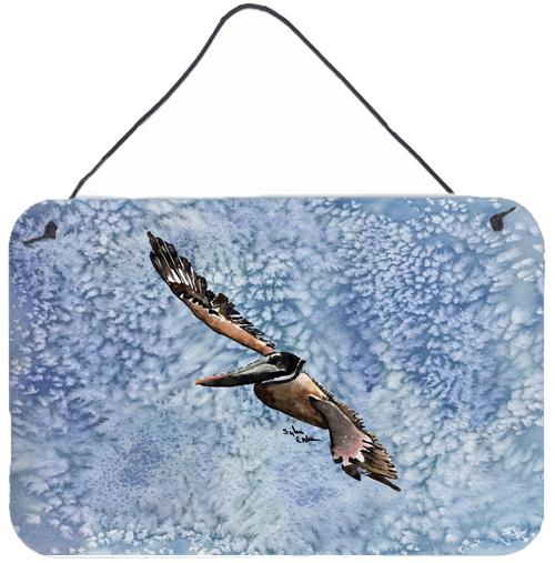 Pelican  Indoor or Aluminium Metal Wall or Door Hanging Prints by Caroline's Treasures