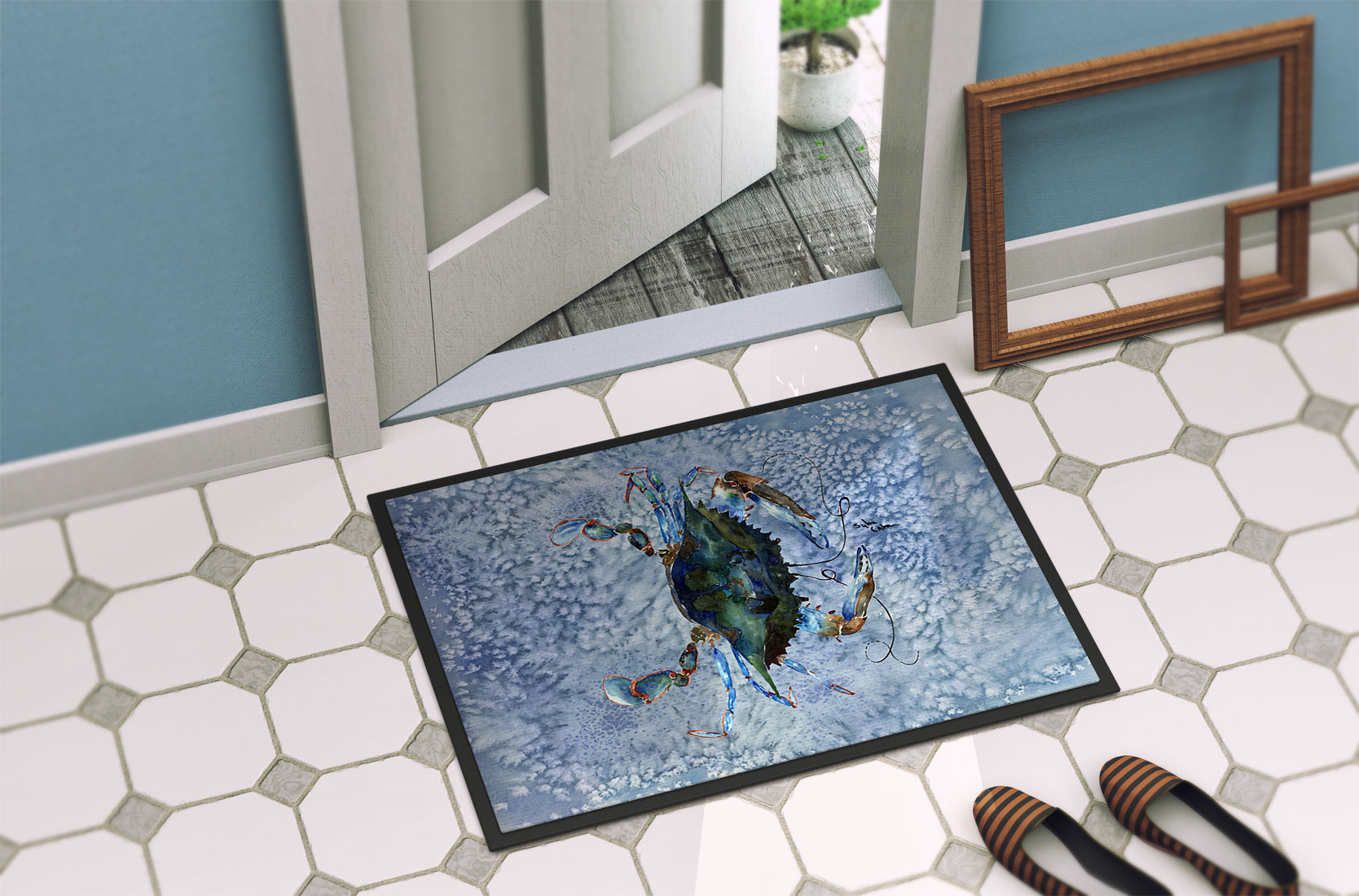 Crab Indoor or Outdoor Mat 18x27 8151 Doormat - the-store.com