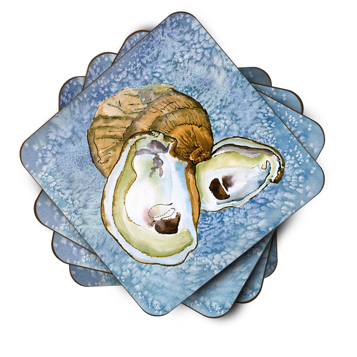 Set of 4 Oyster Foam Coasters - the-store.com