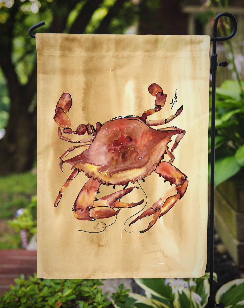 Crab  Flag Garden Size.