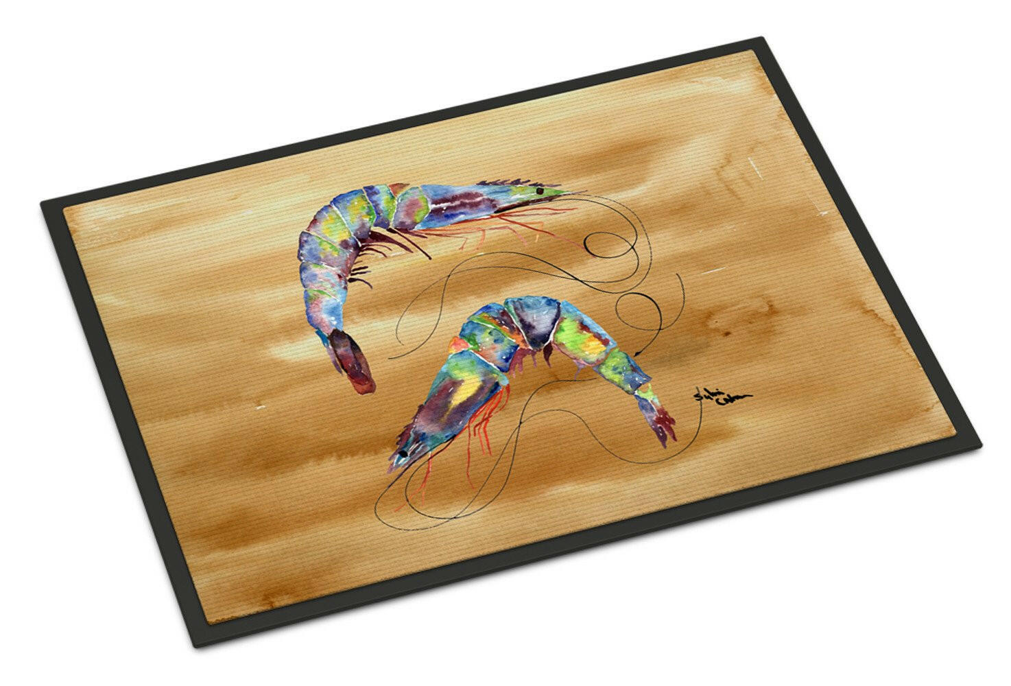 Shrimp  Indoor or Outdoor Mat 24x36 8158 Doormat - the-store.com