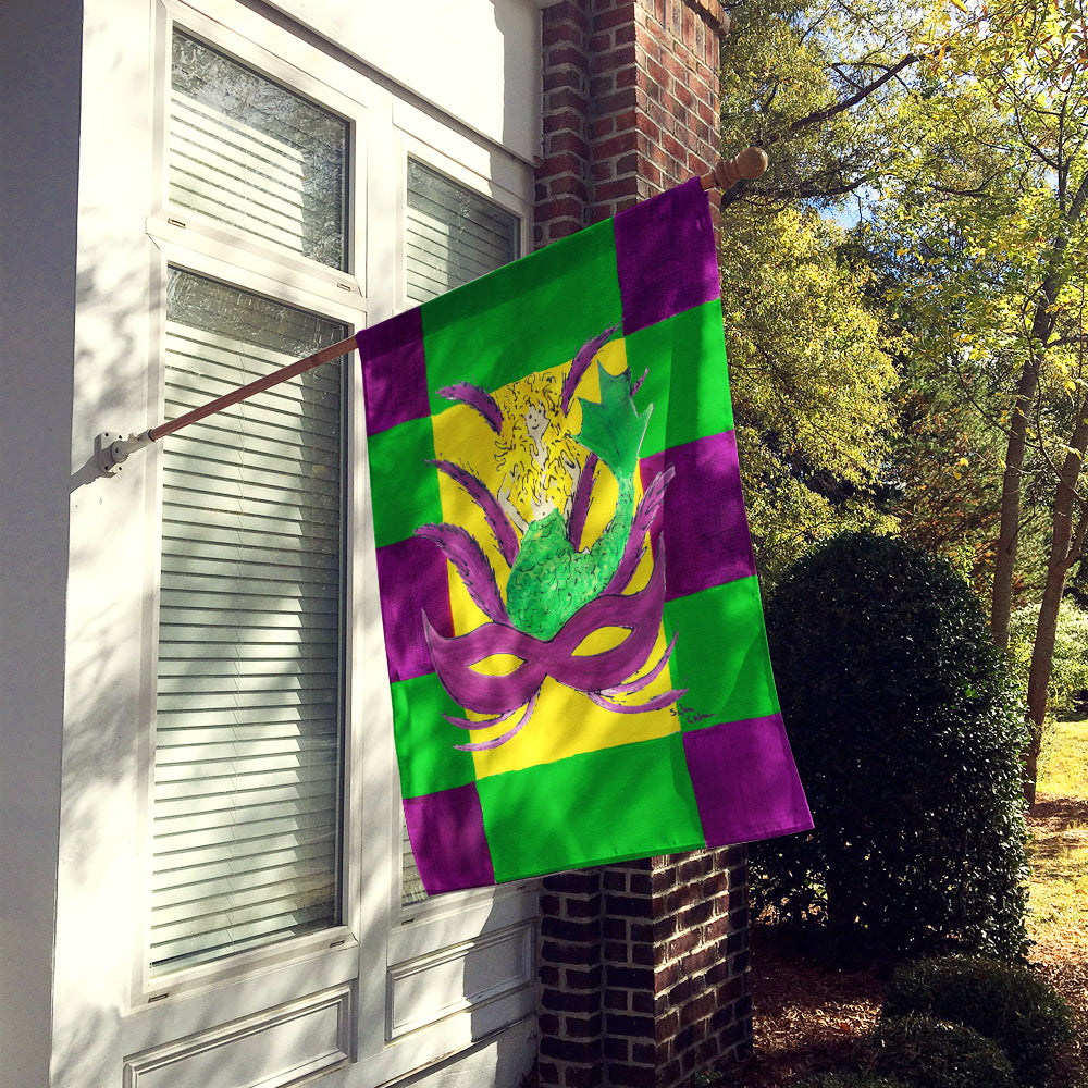 Mardi Gras Flag Canvas House Size  the-store.com.