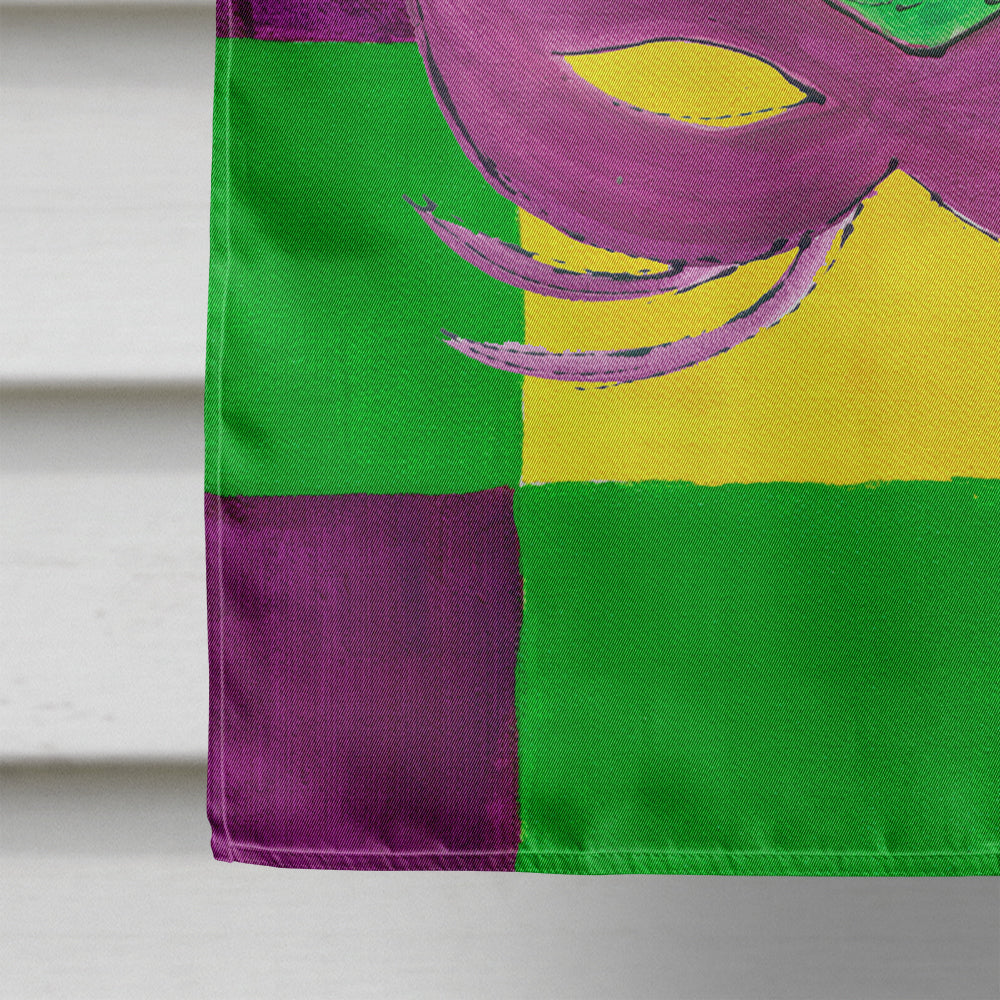 Mardi Gras Flag Canvas House Size  the-store.com.