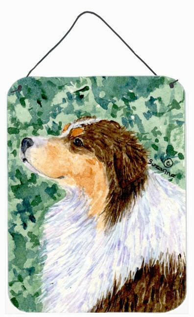 Australian Shepherd Aluminium Metal Wall or Door Hanging Prints by Caroline&#39;s Treasures