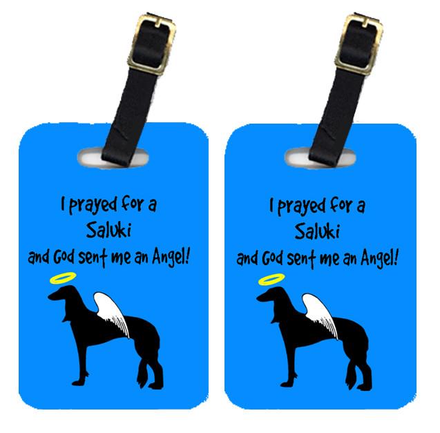 Pair of 2 Saluki Luggage Tags by Caroline's Treasures