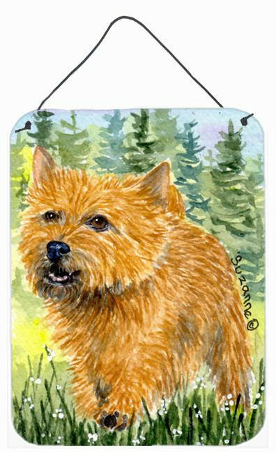 Norwich Terrier Aluminium Metal Wall or Door Hanging Prints by Caroline&#39;s Treasures