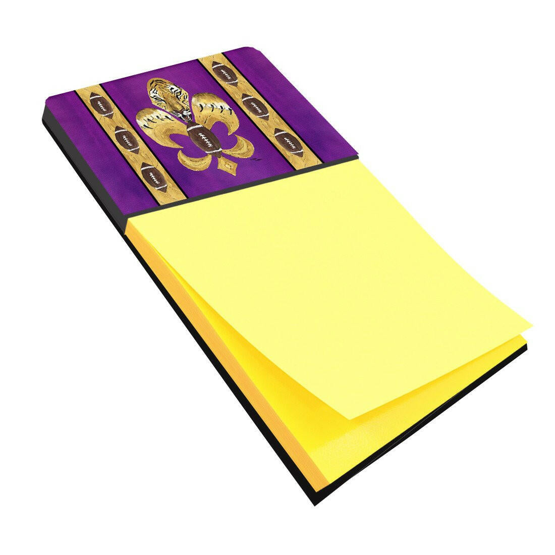 Tiger Football Fleur de lis Refiillable Sticky Note Holder or Postit Note Dispenser 8205SN by Caroline's Treasures