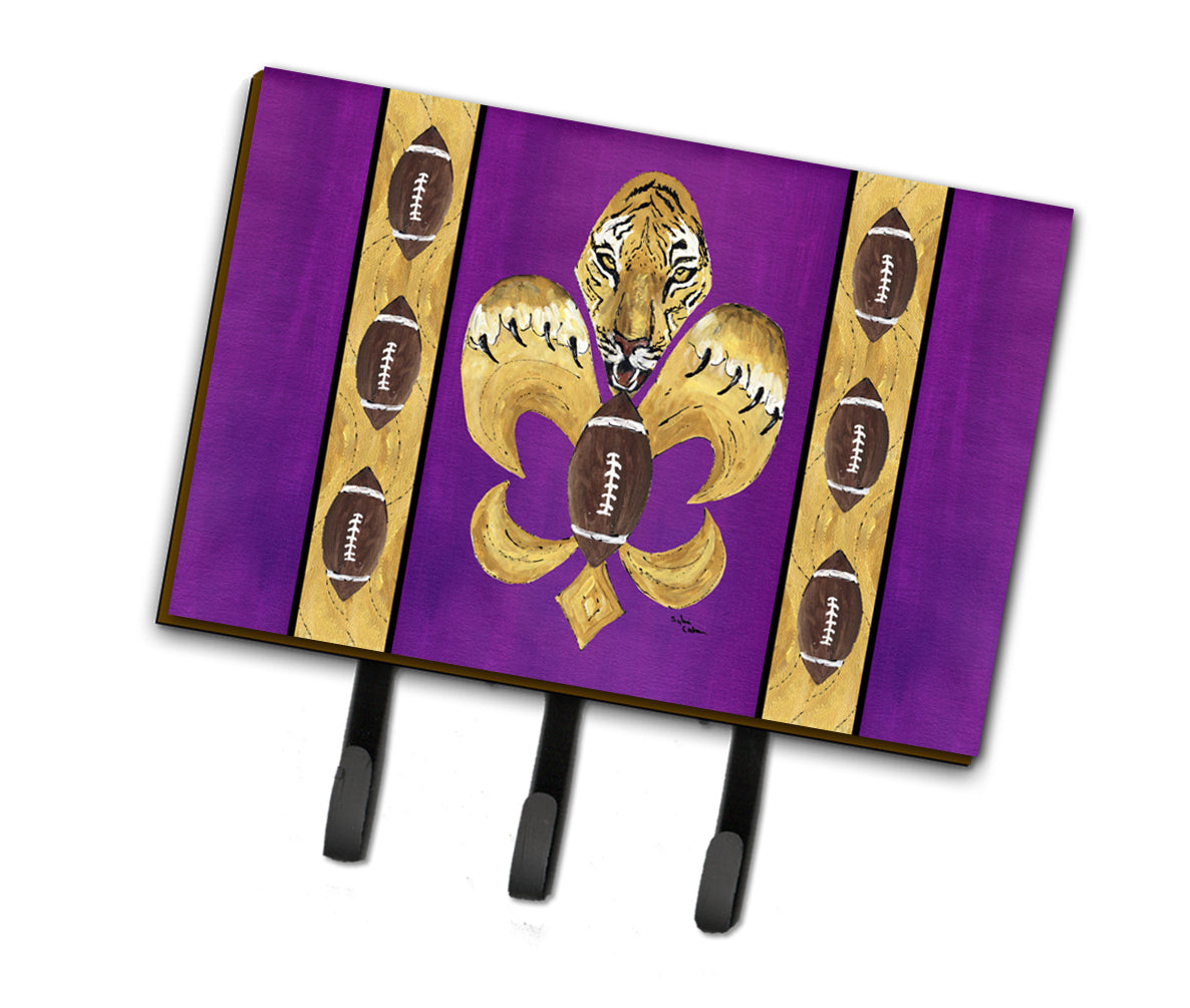 Tiger Football Fleur de lis Leash or Key Holder  the-store.com.