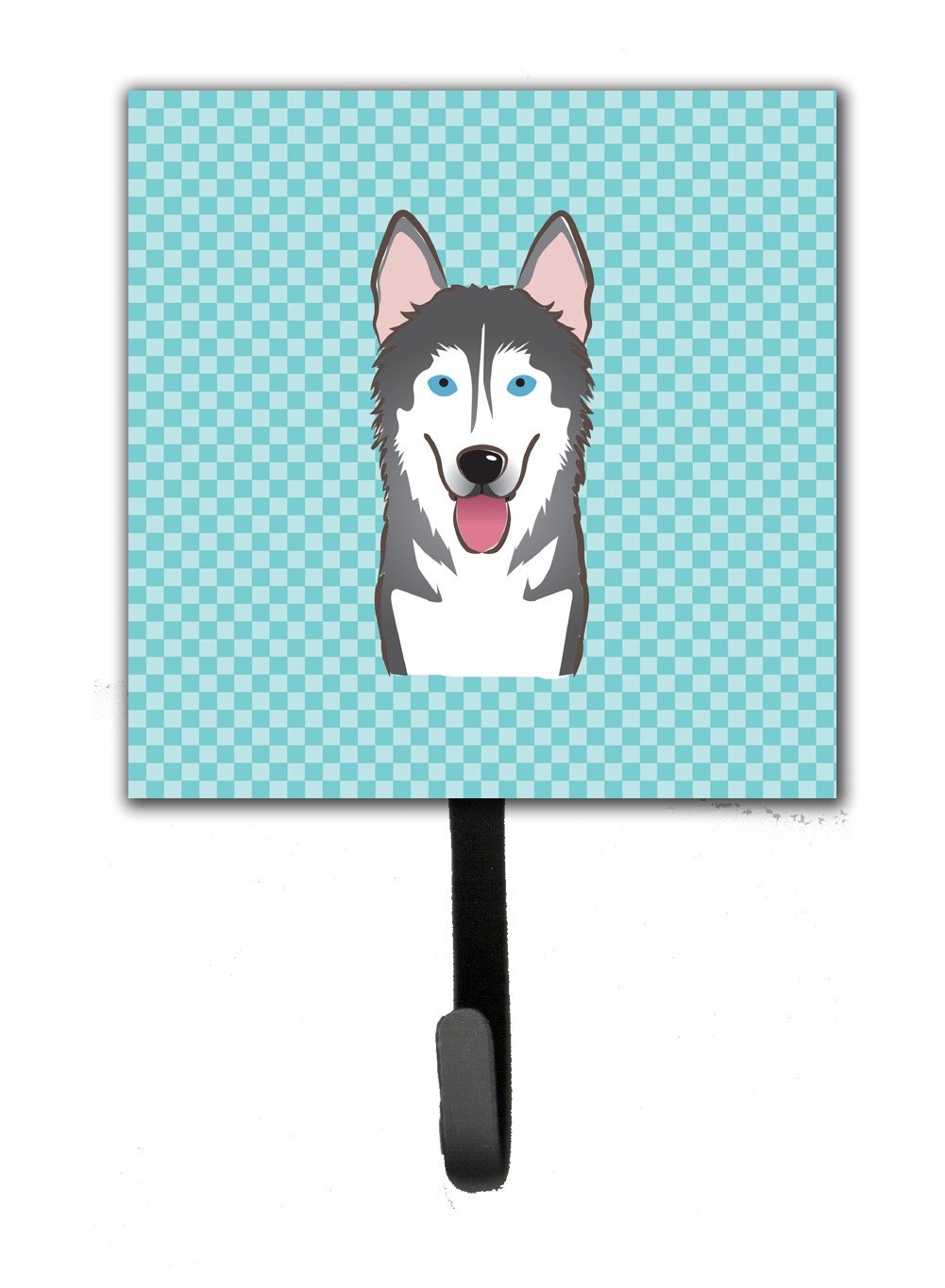 Checkerboard Blue Alaskan Malamute Leash or Key Holder BB1156SH4 by Caroline's Treasures