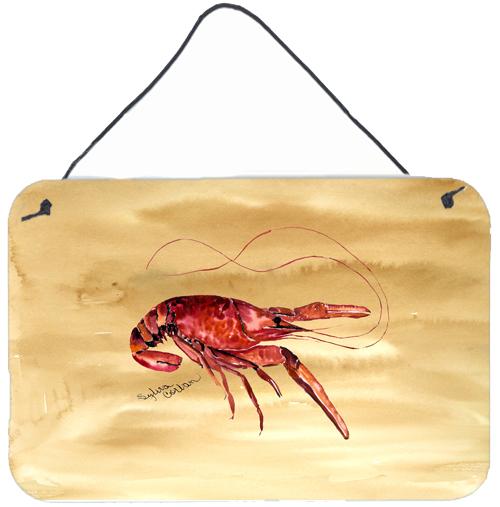 Crawfish Indoor or Aluminium Metal Wall or Door Hanging Prints by Caroline's Treasures