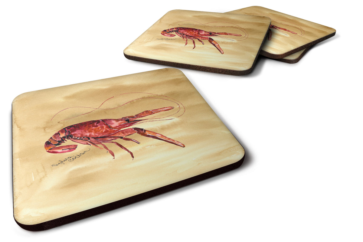 Set of 4 Crawfish Foam Coasters - the-store.com