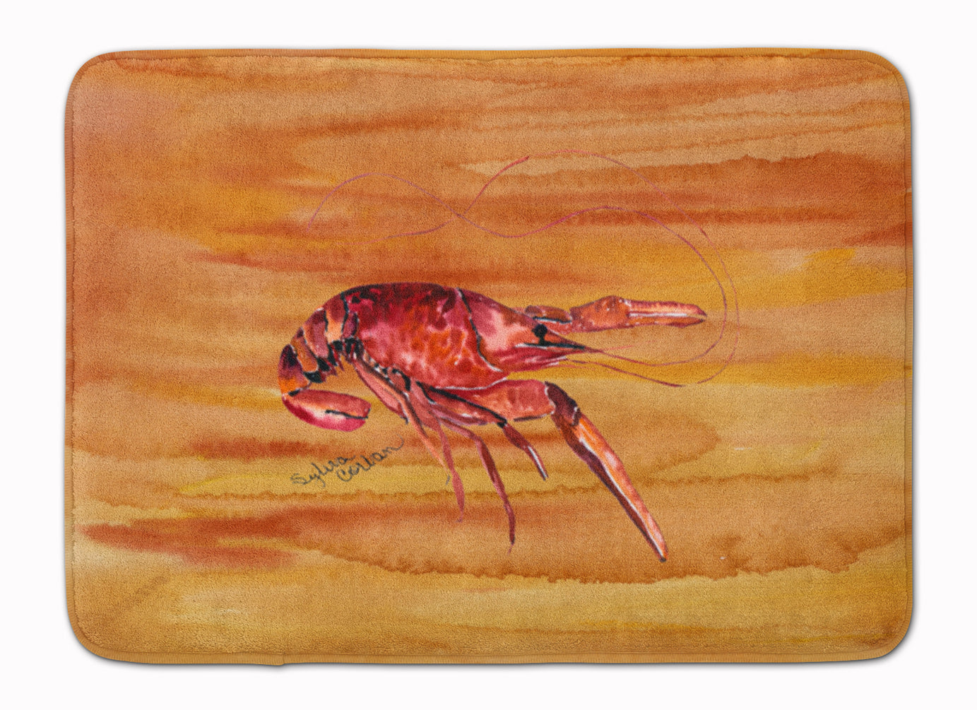 Crawfish Machine Washable Memory Foam Mat - the-store.com