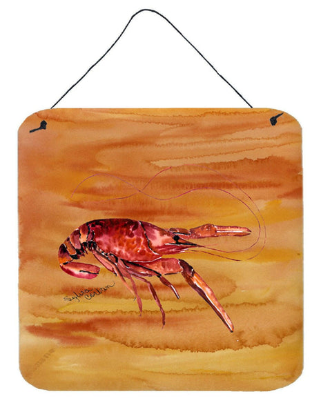 Crawfish Aluminium Metal Wall or Door Hanging Prints by Caroline's Treasures