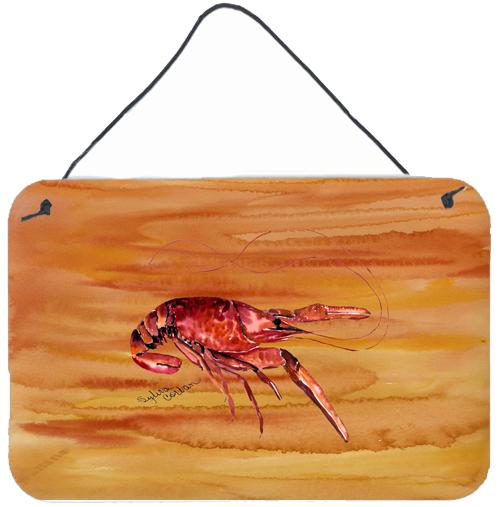 Crawfish Indoor or Aluminium Metal Wall or Door Hanging Prints by Caroline&#39;s Treasures