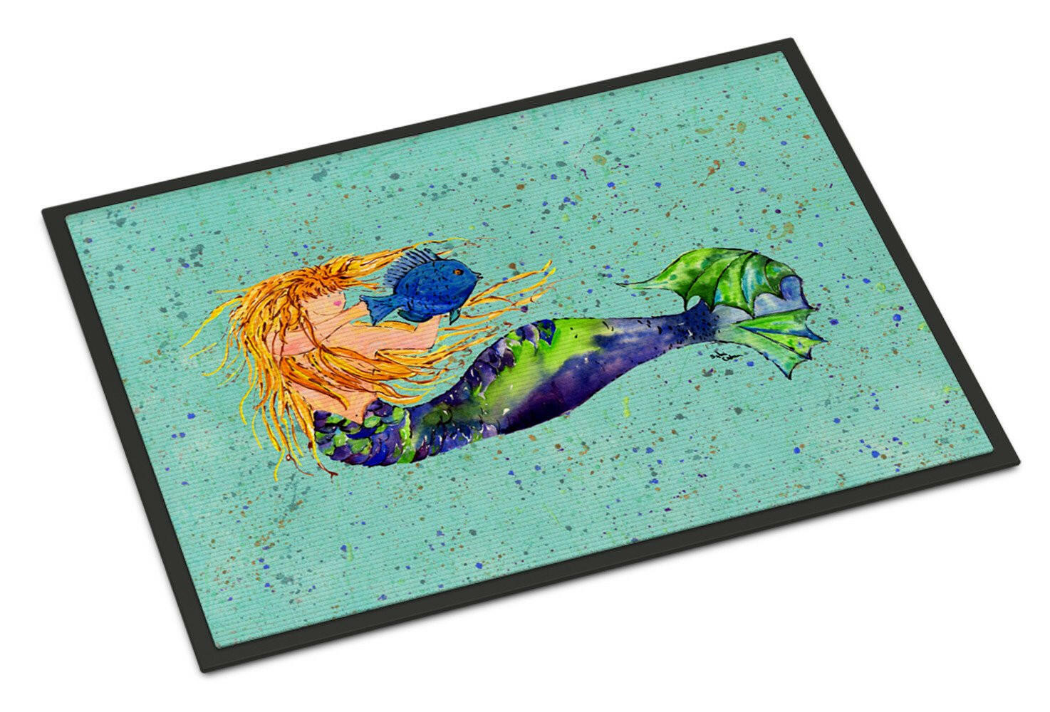 Mermaid  Indoor or Outdoor Mat 24x36 8336 Doormat - the-store.com