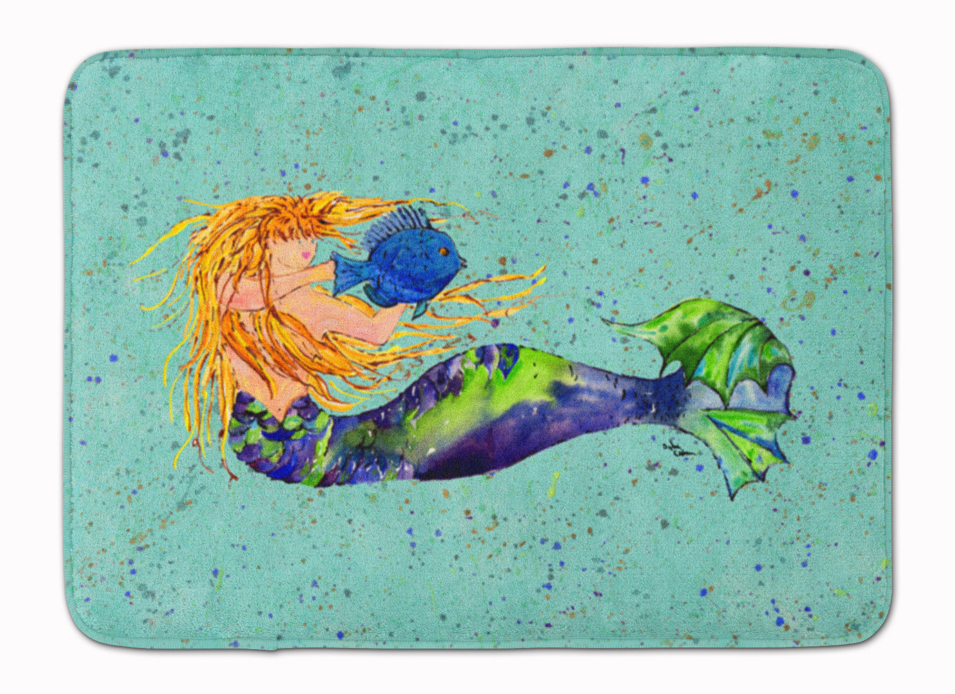 Mermaid Machine Washable Memory Foam Mat - the-store.com