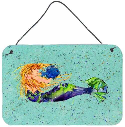 Mermaid Indoor or Aluminium Metal Wall or Door Hanging Prints by Caroline's Treasures