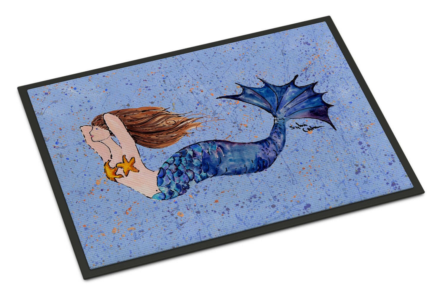 Mermaid  Indoor or Outdoor Mat 24x36 8337 Doormat - the-store.com