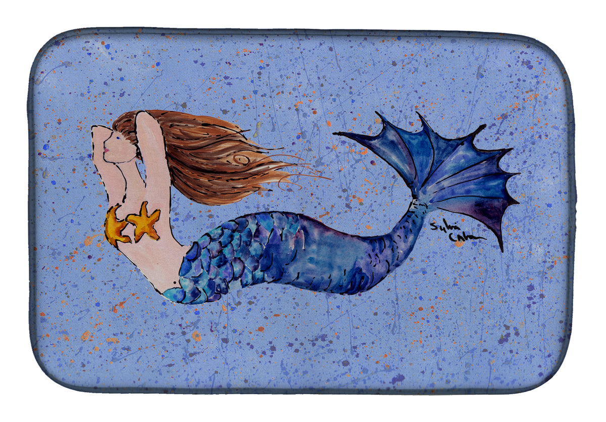 Mermaid  Dish Drying Mat 8337DDM  the-store.com.