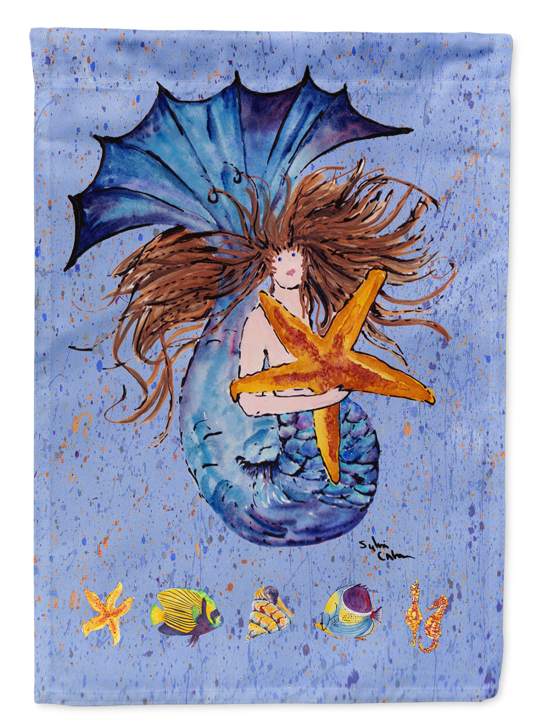 Mermaid Flag Garden Size.