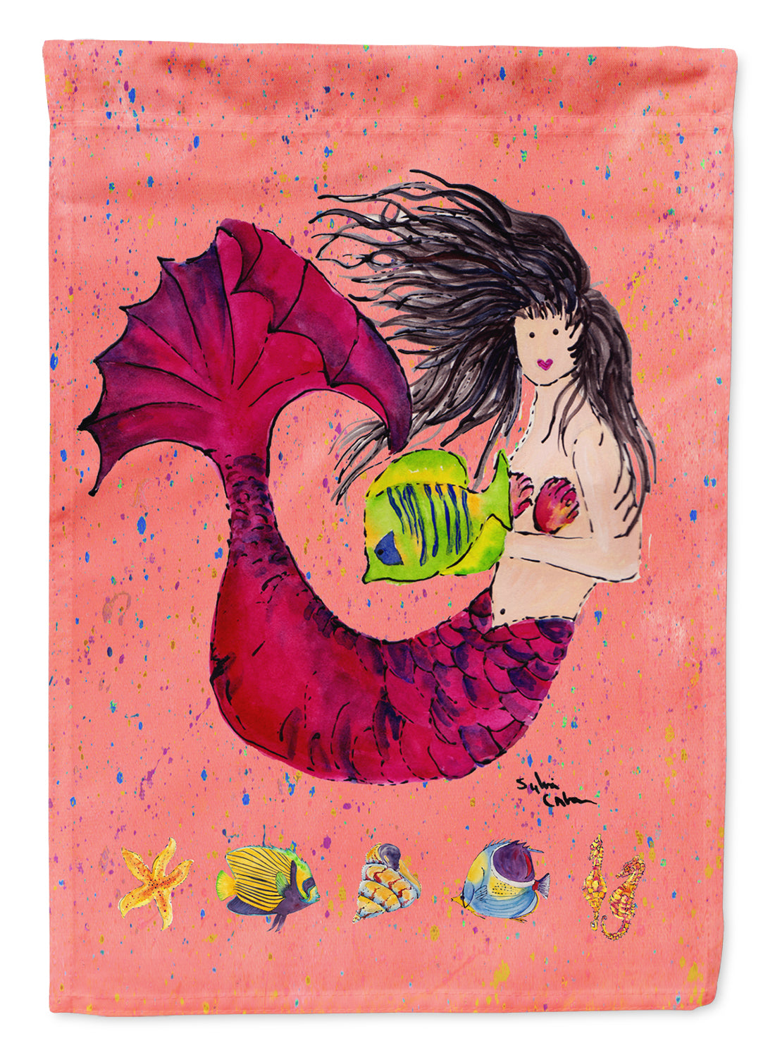 Mermaid Flag Garden Size.