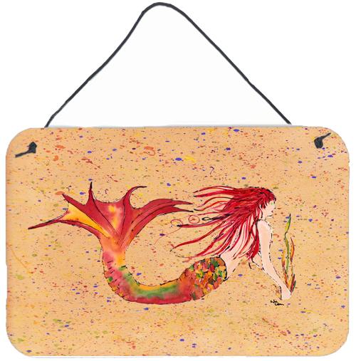 Mermaid Indoor or Aluminium Metal Wall or Door Hanging Prints by Caroline's Treasures