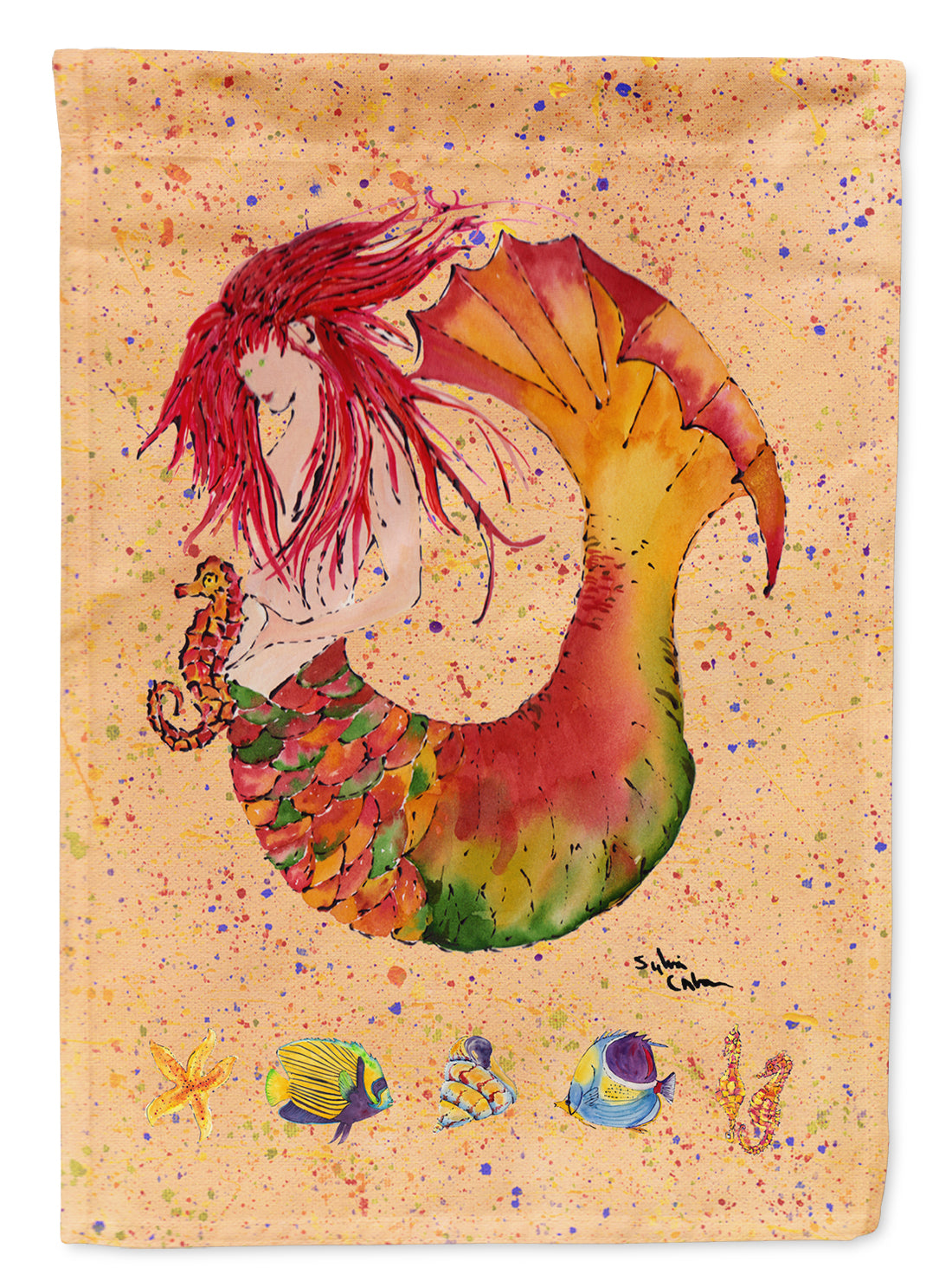 Mermaid Flag Garden Size.