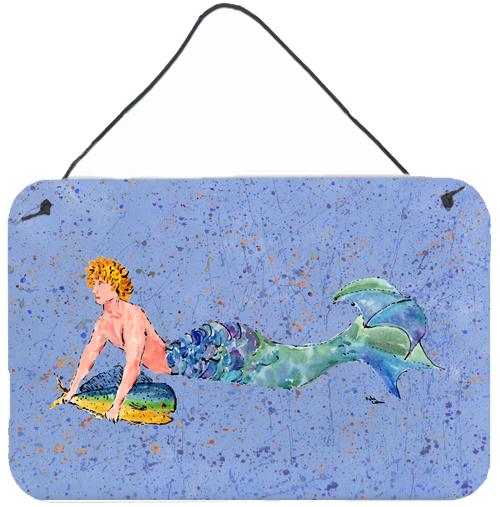 Merman Indoor or Aluminium Metal Wall or Door Hanging Prints by Caroline's Treasures