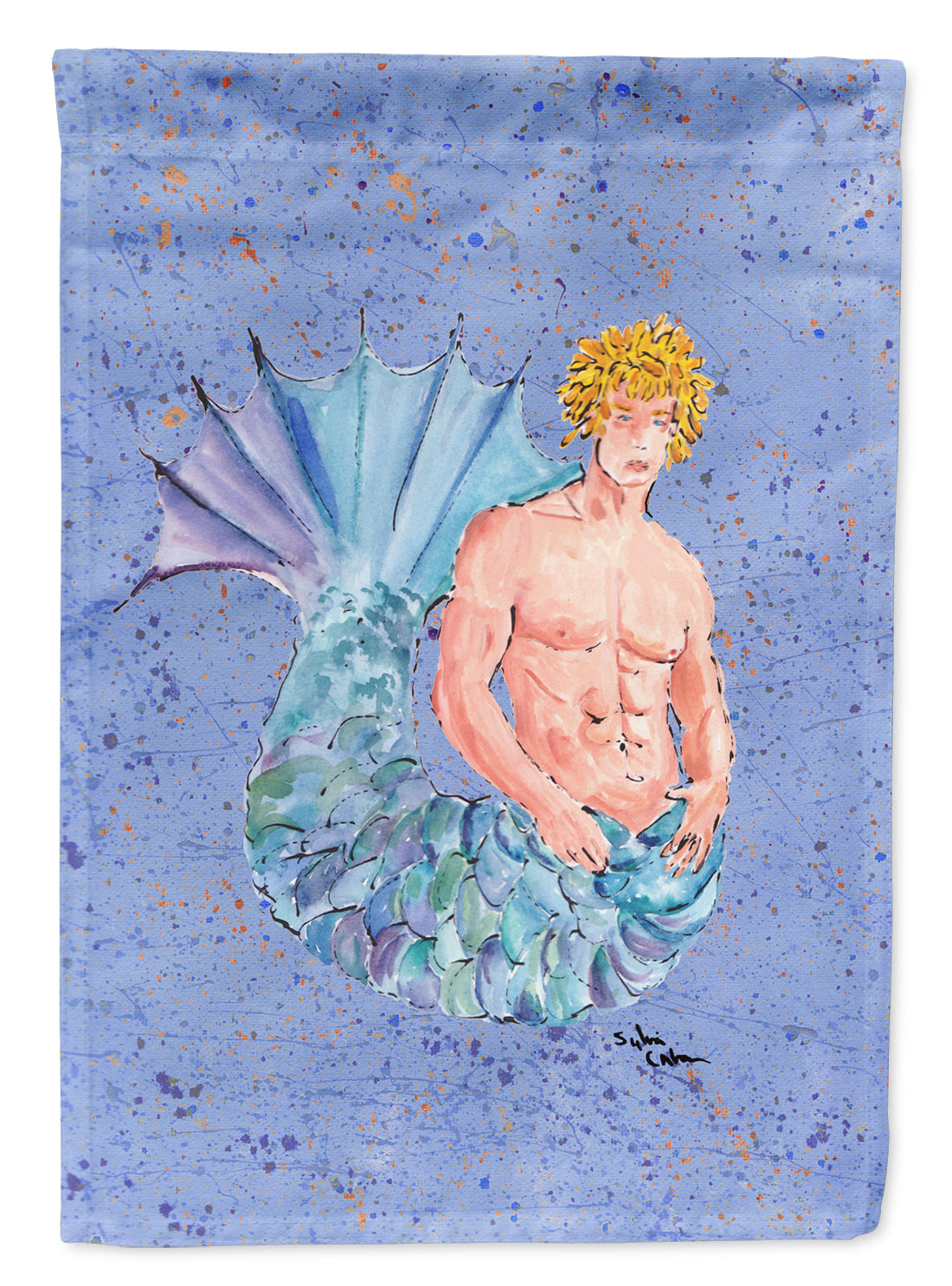 Merman Merman Flag Garden Size.