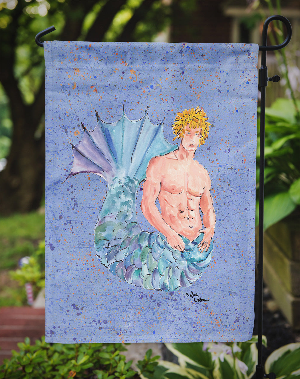 Merman Merman Flag Garden Size.