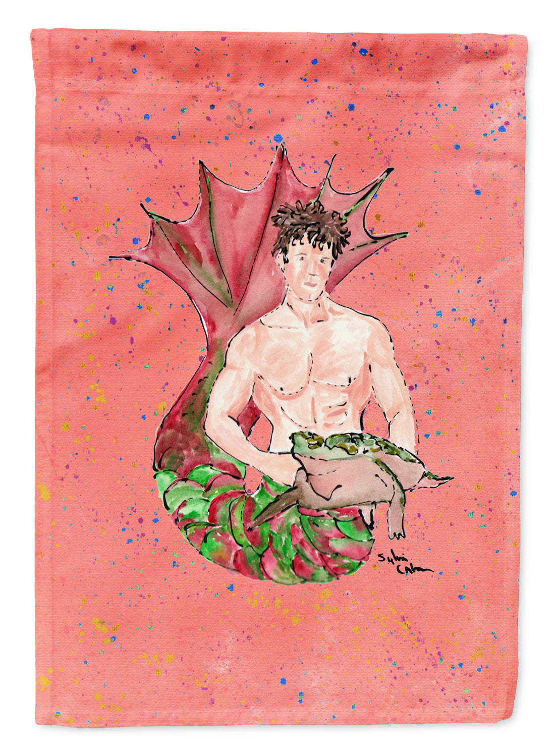 Merman Merman Flag Garden Size.