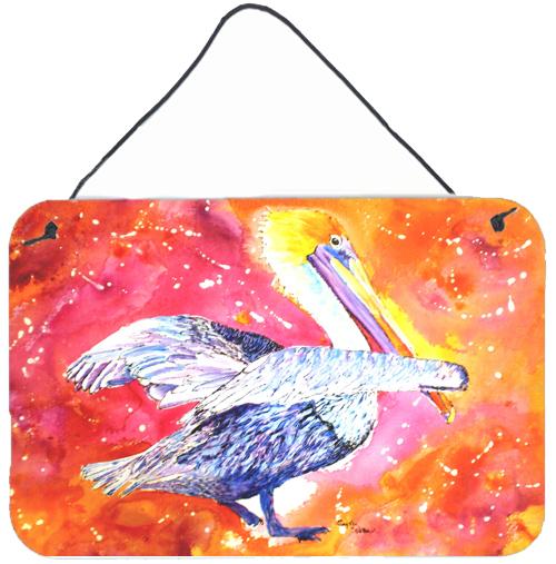 Pelican  Indoor or Aluminium Metal Wall or Door Hanging Prints by Caroline's Treasures