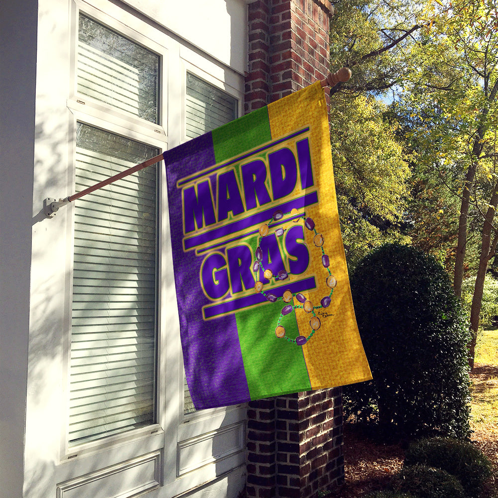 Mardi Gras Flag Canvas House Size  the-store.com.