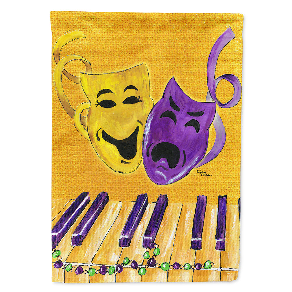 Mardi Gras Flag Canvas House Size  the-store.com.