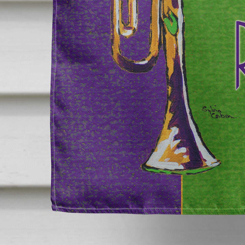 Mardi Gras Flag Canvas House Size  the-store.com.