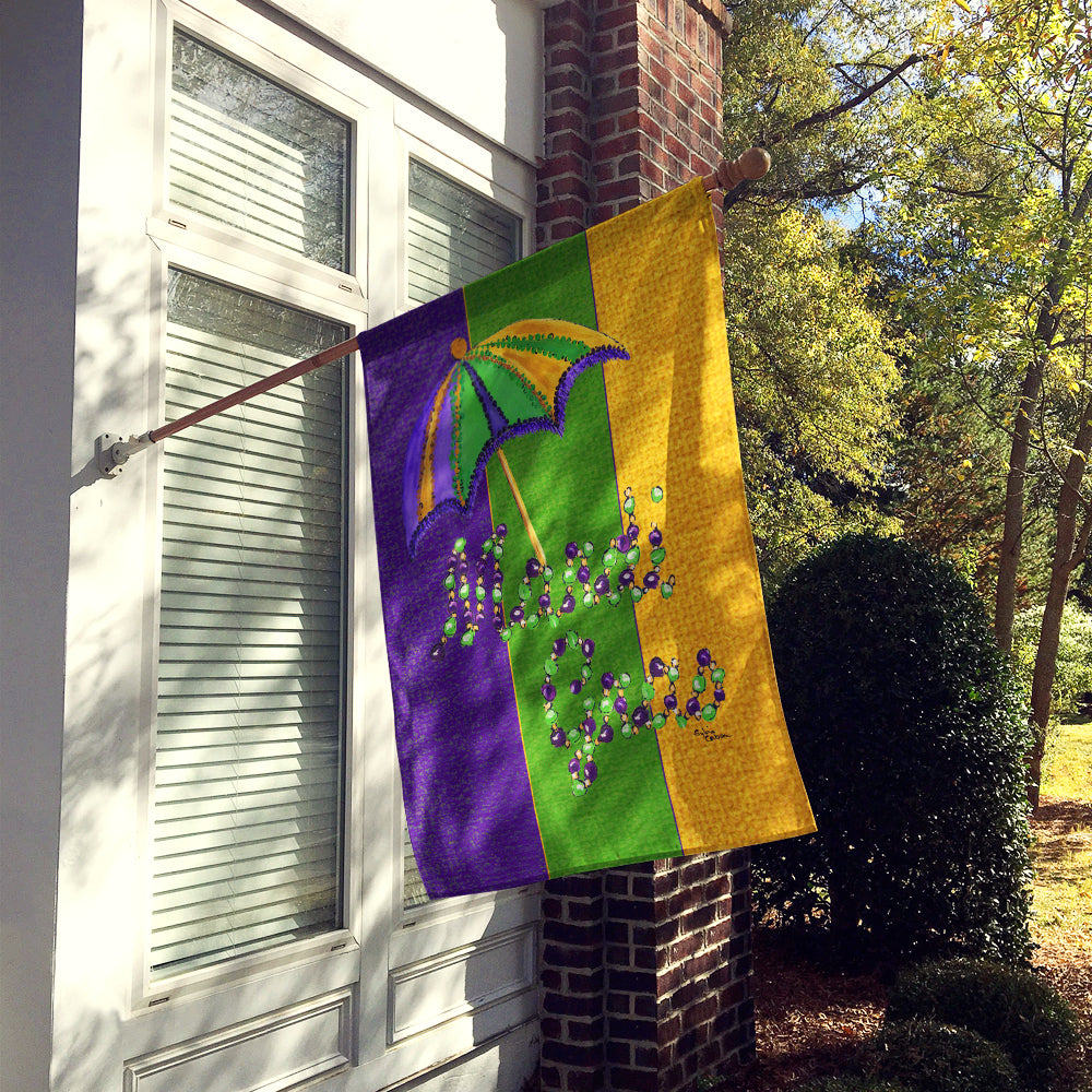 Mardi Gras Flag Canvas House Size  the-store.com.