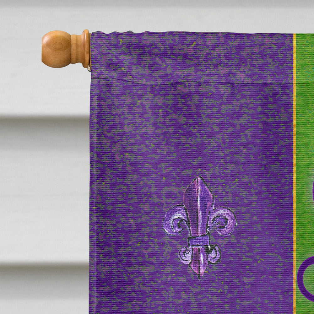 Mardi Gras Flag Canvas House Size  the-store.com.