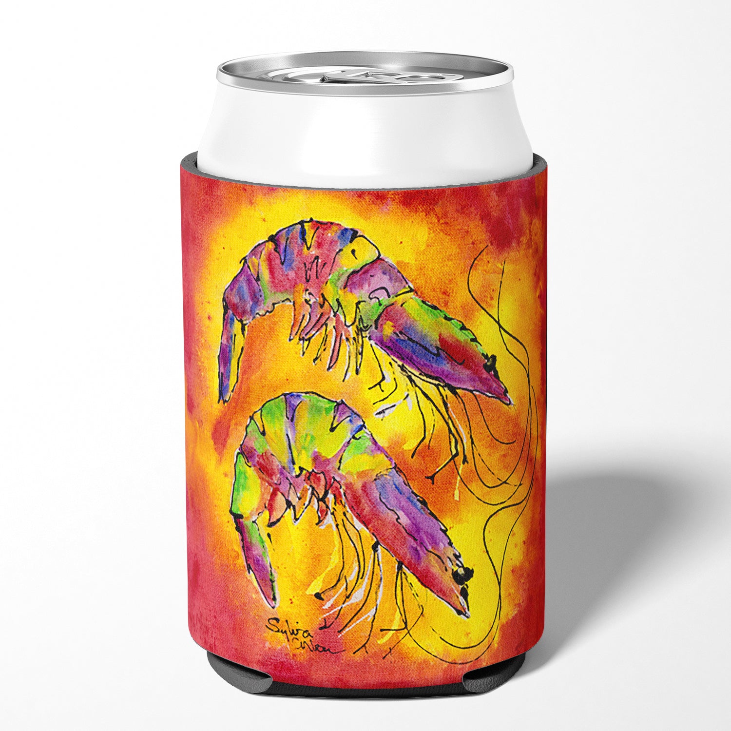 Shrimp Can or Bottle Beverage Insulator Hugger.