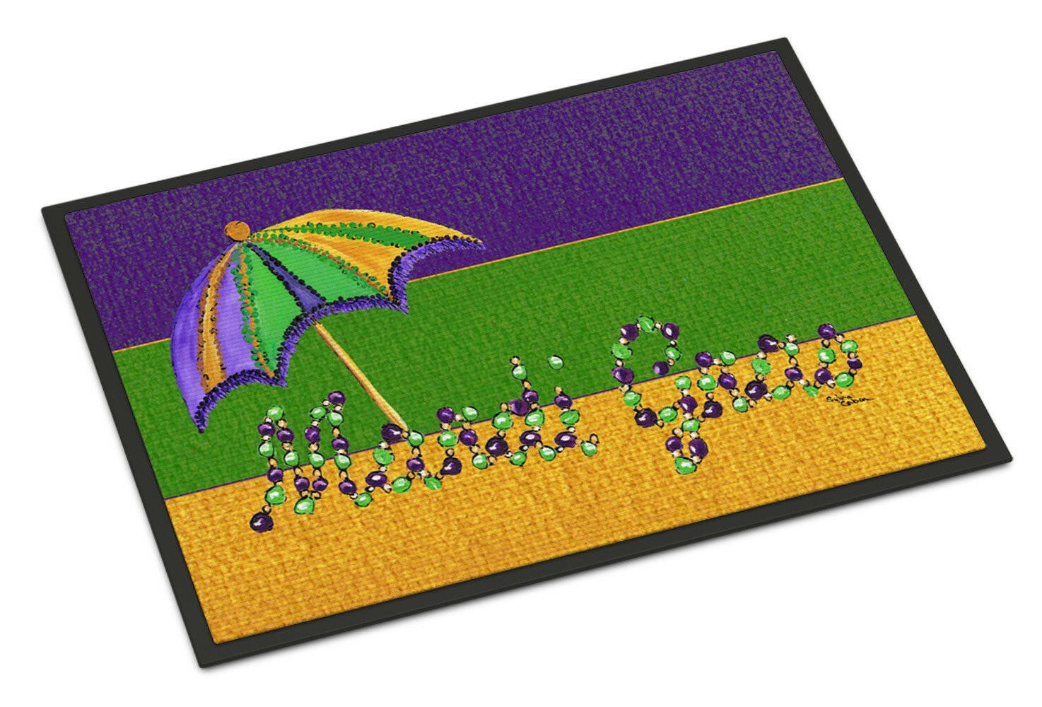 Mardi Gras Indoor or Outdoor Mat 24x36 Doormat - the-store.com