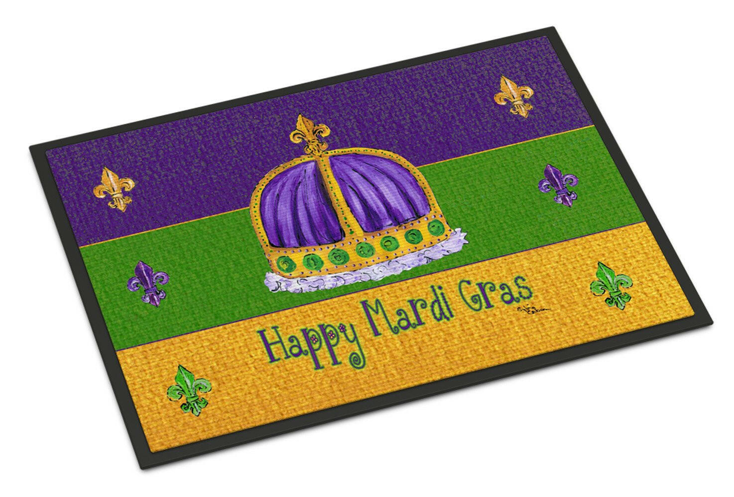 Mardi Gras Indoor or Outdoor Mat 24x36 Doormat - the-store.com