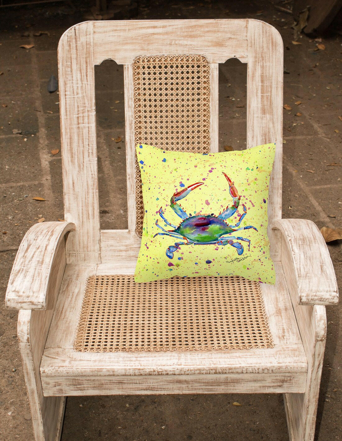 Crab Decorative   Canvas Fabric Pillow - the-store.com